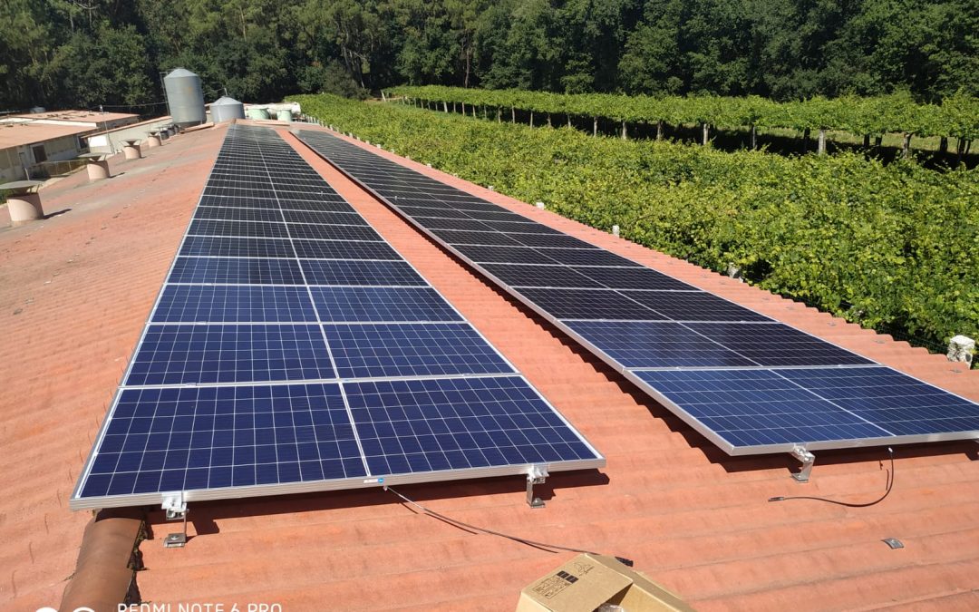 Fotovoltaica en granja de Rialdonio (Pontevedra)