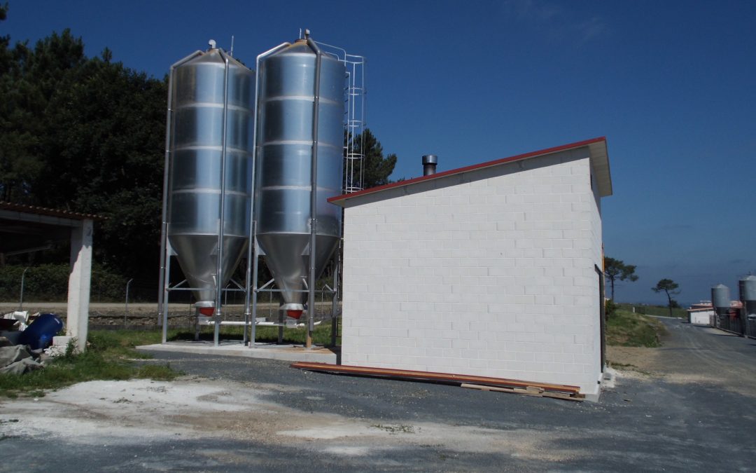 Biomasa en granja ubicada en Pontevedra